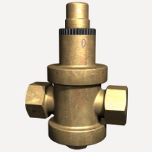 Réducteur De Pression D'eau 1/2" DN15 Avec Manomètre - Laiton - Réglable 1,6 MPa - Pour Maison/jardin